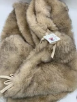 Pottery Barn Faux Mink Christmas Tree Skirt Taupe Beige 60" Diam #3630A. Fixed Price $149.09.