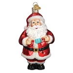 Old World Christmas Blown Glass Ornament For Tree, Santa Revealed. Fixed Price $14.91.