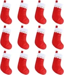 Ccinee 12PCS Red Felt Christmas Stockings 15IN Party. Fixed Price $18.37.