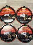 New 4 Pack Outdoor Holiday Christmas 10" Decoshape Light Ball Frame. Fixed Price $40.00.