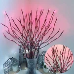 20 Leds Branches Twig Lights Up Simulation Tree Christmas Home Decor. Fixed Price $9.99.