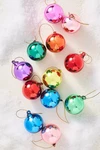 Nwt Anthropologie Set Of 9 Glass Mirrored 4" Shining Ball Ornaments Christmas. Fixed Price $133.20.