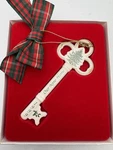 Spode Christmas Tree Ornament 1999 Our New Home Rare Retired Key W/box. Fixed Price $16.95.