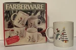 Farberware Holiday Snowman 4380 Coffee Mug Set Christmas Tree With Box. Fixed Price $11.98.