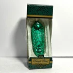 Kurt Adler Kringle Glass Green Pickle Ornament. Fixed Price $9.74.