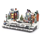 Alpine Corporation 9 Tall Indoor Animated Children Playing Christmas Village. Fixed Price $106.32.