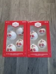 Holiday Time 4 Glass Mice Ornaments 2023 Boxes. Fixed Price $16.25.