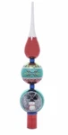 Christopher Radko Shiny Brite Christmas Snowman Finial Tree Topper Ornament 15. Fixed Price $55.99.
