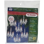 Holiday Beaded Ornament Kit Christmas Chandeliers Makes 12. Fixed Price $15.51.