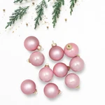 Northlight 10 Shiny Matte Baby Pink Glass Ball Christmas Ornament Set 1.75". Fixed Price $14.49.