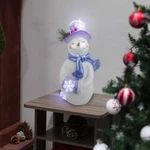 Alpine Corporation SKY560HH-S, Lavender Winter Snowman Statue W/hand Muff, Tw.... Fixed Price $74.95.