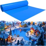 Christmas Village Miniature Ocean Display Mat 59''X15.7'' Cuttable .... Fixed Price $17.89.