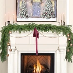 Christmas Decorations - Garland 6 Ft Norfolk Pine Artif.... Fixed Price $25.87.