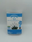 Holiday Time 50 Led Warm White Mini Lights Green Wire Wedding. Fixed Price $15.99.