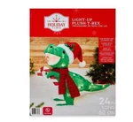 Holiday Time 24" Light-up Plush Dinosaur With 35 Clear Incandescent Lights. Fixed Price $59.95.