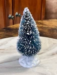 Lemax Village Collection Christmas 6 Flocked Evergreen Tree Accessory. Fixed Price $5.95.