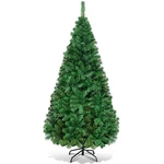 Goflame 6FT Pvc Artificial Green Christmas Tree Home Holiday Cor With Met. Fixed Price $76.97.