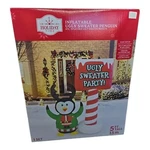 Holiday Time Inflatable Ugly Sweater Party Penguin Christmas 5 Ft New. Fixed Price $19.99.