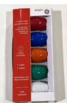 Ge C9 Glow Bright Replacement Bulbs 5 Multicolor 7 Watts Free Ship. Fixed Price $7.15.