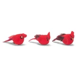 Raz Imports Set Of 3 Cardinal Clip Christmas Tree Ornament 4 Inch Long Red. Fixed Price $14.76.