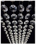 Wazhrmghg 99FT Clear Acrylic Crystal Garland Strands, Hanging Chandelier Bead. Fixed Price $34.97.