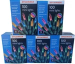 Sylvania 100 Multicolor Mini Lights Christmas Holiday Lot Of 5 New. Fixed Price $44.99.