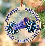 Cheerleader Christmas - Ornaments For Tree C.... Fixed Price $14.69.