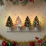 Nostalgic Christmas Ceramic Tree Night Light 4 Pack - 6" Holiday Decor. Fixed Price $111.99.