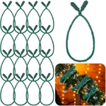 Zhengmy 16 Pcs 20 Inches Christmas Garland Ties Decorative Twist Ti.... Fixed Price $23.82.