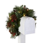 National Tree Company 36 In Pre-lit Colonial Fir Artificial Christmas Mailbox.... Fixed Price $61.34.