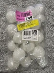 Vickerman 2.4" White Glitter Ball Ornament, 24 Per Bag. Fixed Price $28.00.