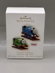 Thomas & Percy The Tank Engine Set Of Hallmark Keepsake Ornaments 2007. Fixed Price $14.99.