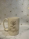 Lenox Christmas Mug - Golden Holidays Reindeer /up On The Rooftop 12 Oz. Fixed Price $15.00.