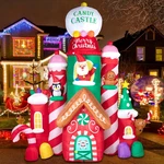 Nervure 10FT Christmas Castle - Inflatables Candy. Fixed Price $145.64.