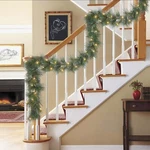 Puleo International 9 Ft X 10 Pre-lit Glitter-accented Garland 70 Tips 50 .... Fixed Price $69.99.