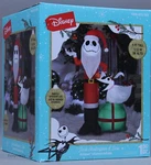 Disney Nightmare Before Christmas 5 Ft Jack Skellington Zero Present Inflatable. Fixed Price $124.99.