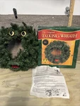 Vintage 1997 Gemmy The Original Talking Wreath Mouth & Eyes Sound Work Read. Fixed Price $24.95.