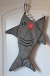 Holiday Time Shark Christmas Stocking New Gray.. Fixed Price $9.99.