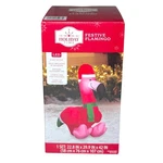 3.5 Ft. Festive Flamingo Christmas Airblown Inflatable Yard Decor Holiday Time. Fixed Price $34.99.