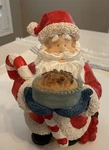 Gerson International Santa Claus Christmas Figurine Red White Blue Resin. Fixed Price $19.99.
