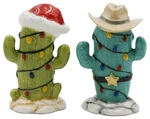 Cosmos Gifts 57016 Xmas Cactus Salt And Pepper Shaker, Multicolor, 2 1/8" 1.... Fixed Price $29.80.
