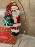 Christopher Radko Ornament "time Celebrate" Santa 1020771 New With Box Nwt. Fixed Price $46.00.
