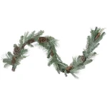 Northlight 6'X14" Artificial Mixed Pine Cones Gold Glitter Christmas Garland. Fixed Price $47.87.