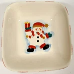 Atico Merry Bright 3D Snowman Candy Dish 5IN Christmas Holiday Decor. Fixed Price $9.99.