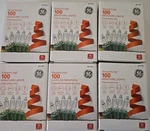Lot Of Boxes Ge 100 Miniature String Lights Clear Bulb With Green Wire 20.6FT. Fixed Price $34.99.