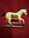 Trail Of Painted Ponies Simply Home Figurine Enesco 2010 Folk Art Horse. Fixed Price $34.99.