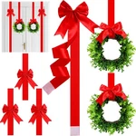 6 Pcs Red Christmas Cabinet Decoration Set, 4 Large Xmas Kitchen Ribb.... Fixed Price $58.99.