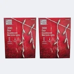 Home Accents 200 Mini Icicle Lights Clear White Wire Wedding Christmas Holiday. Fixed Price $16.95.