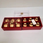 Mikasa Classic Holiday Place Card Holder Gold Ornaments Six Piece Set 2. Fixed Price $34.00.