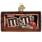 Old World Christmas 32587 Blown Glass Hanging Ornament, M&m's Milk Chocolate. Fixed Price $21.99.